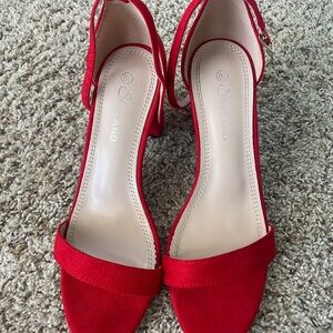 Red high heels